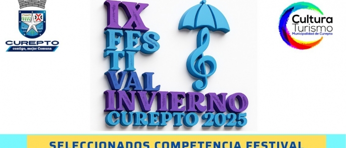 Nómina de participantes clasificados para la IX versión del Festival de Invierno 2025 Nómina de participantes clasificados para la IX versión del Festival de Invierno 2025